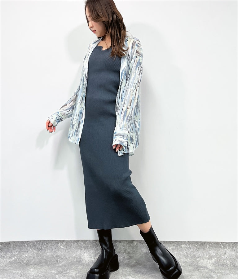 バックラウンド シアー シャツ 794-9159