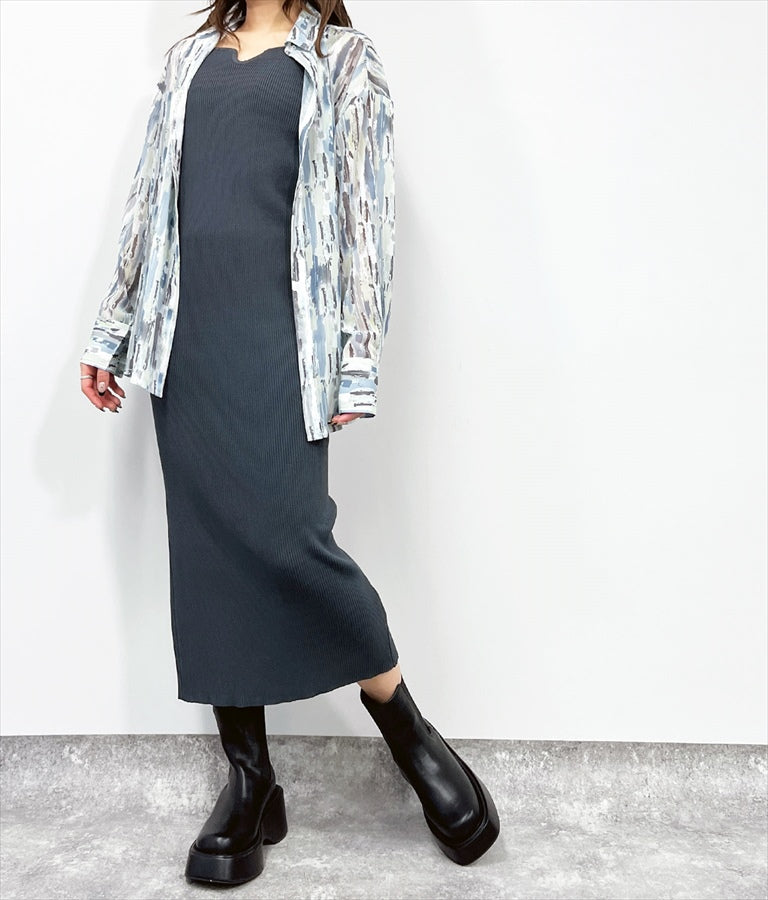 バックラウンド シアー シャツ 794-9159