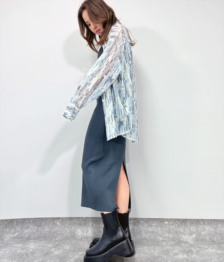 バックラウンド シアー シャツ 794-9159