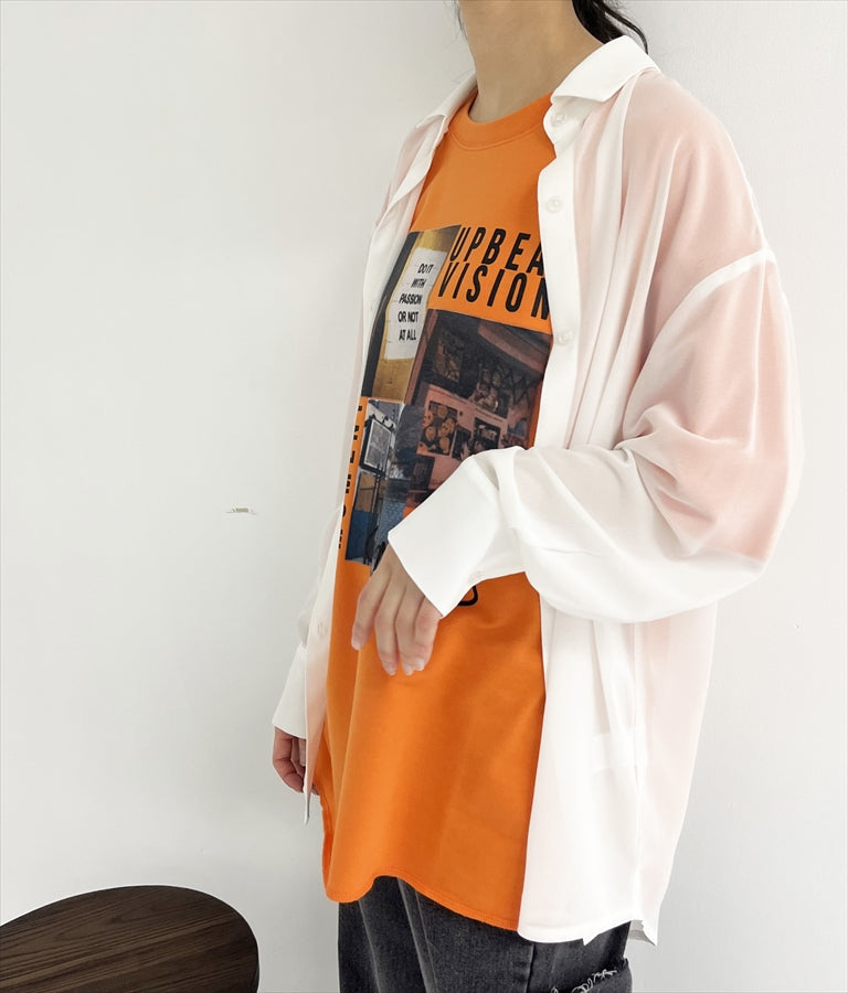 バックラウンド シアー シャツ 794-9159