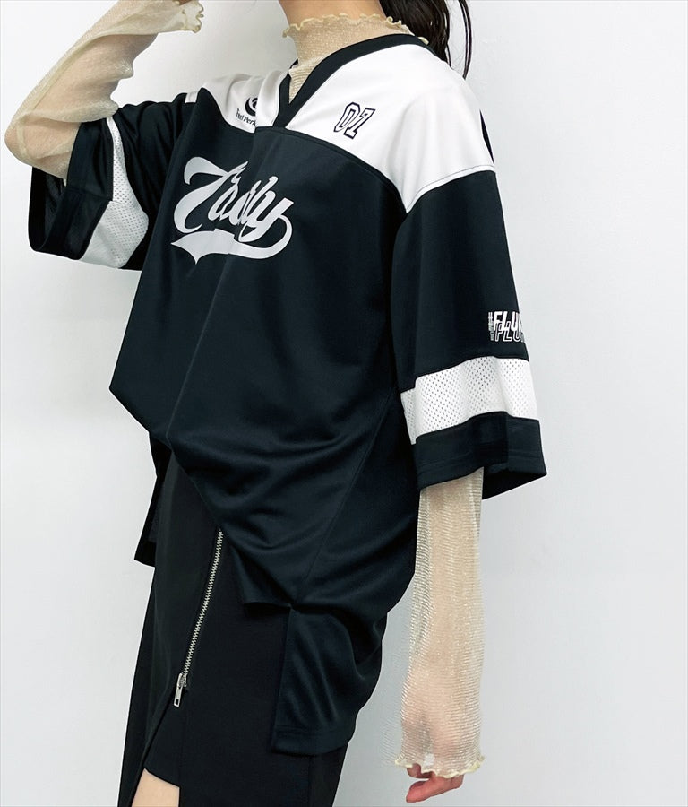 ユニフォーム オーバーサイズ Tシャツ 793-9163