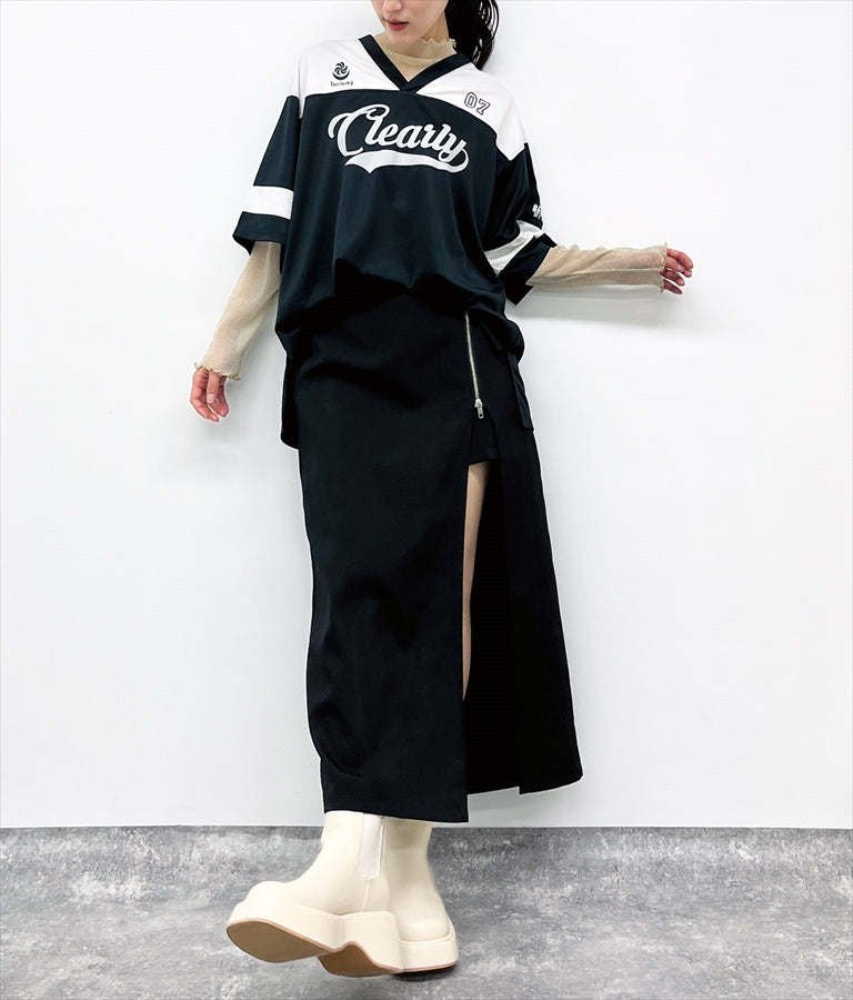 ユニフォーム オーバーサイズ Tシャツ 793-9163