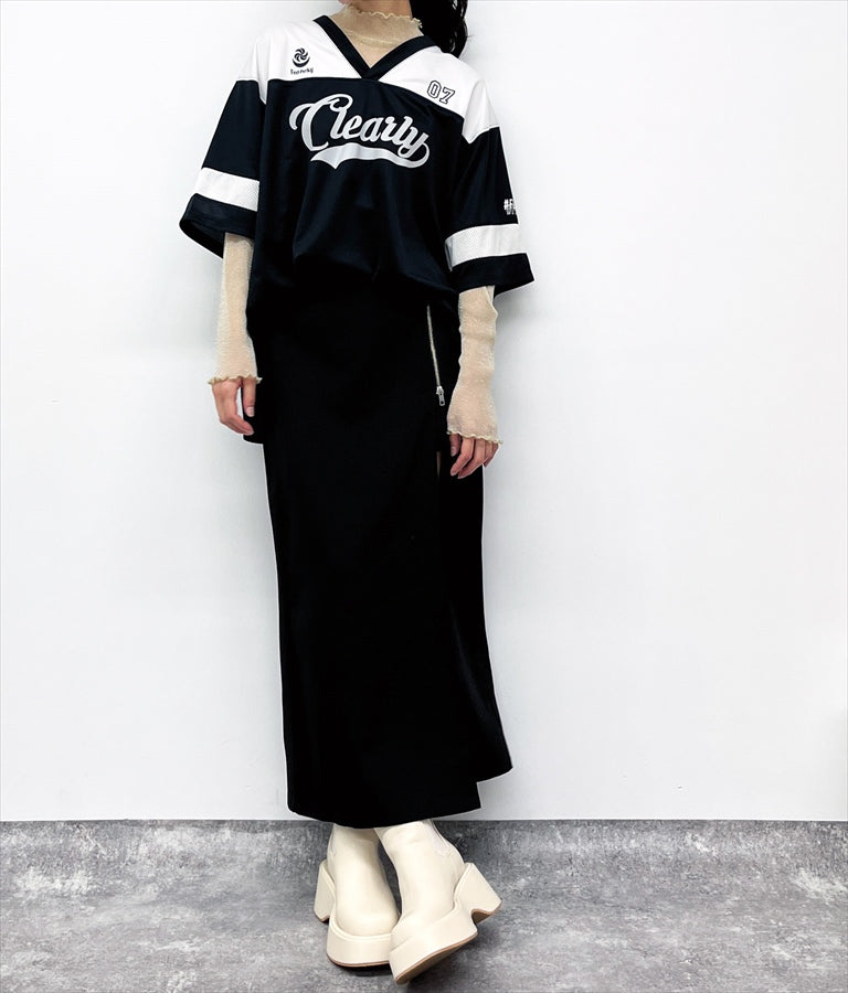 ユニフォーム オーバーサイズ Tシャツ 793-9163