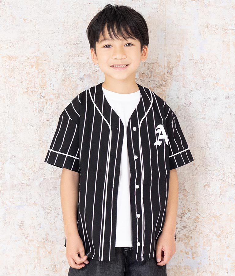 ベースボール 風 半袖 シャツ 424-3249