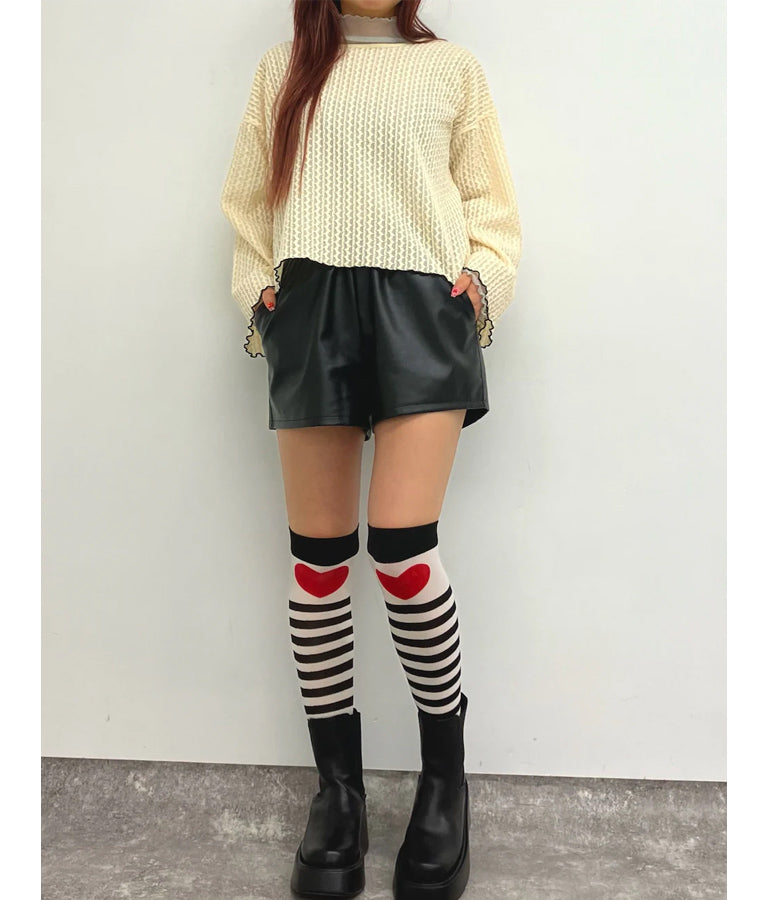 サイドゴア 厚底 ブーツ 799-9097
