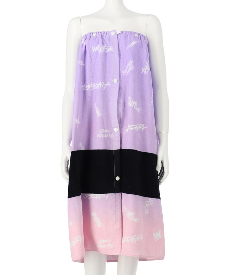 グラデーション ラップ タオル 80cm 919-7379