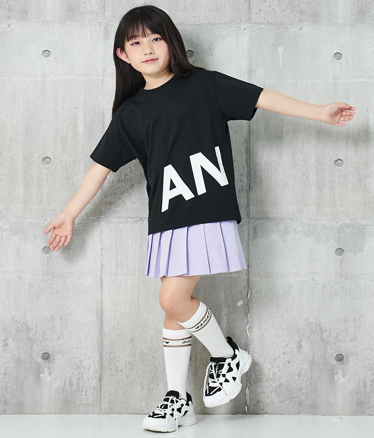 ANAP ロゴ 前後 プリント ビッグ Tシャツ 【親子お揃い】 423-3247