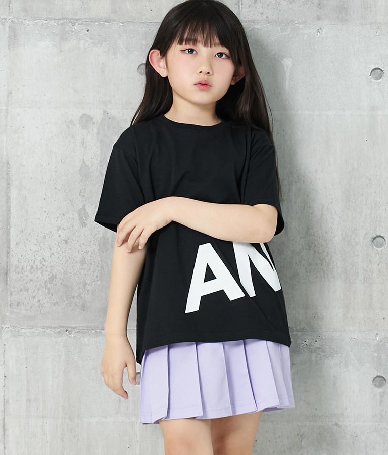 ANAP ロゴ 前後 プリント ビッグ Tシャツ 【親子お揃い】 423-3247