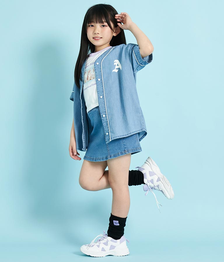 ベースボール 風 半袖 シャツ 424-3249