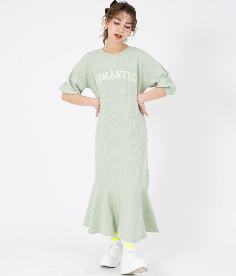 ROMANTICO ロゴ マーメイド ワンピース 527-6635