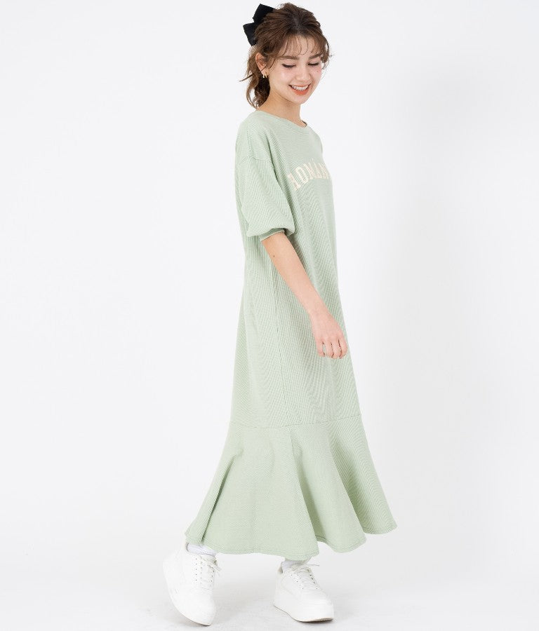 ROMANTICO ロゴ マーメイド ワンピース 527-6635