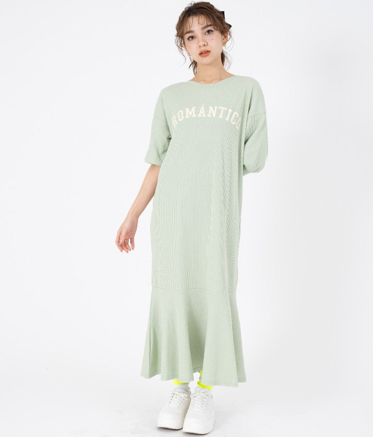 ROMANTICO ロゴ マーメイド ワンピース 527-6635