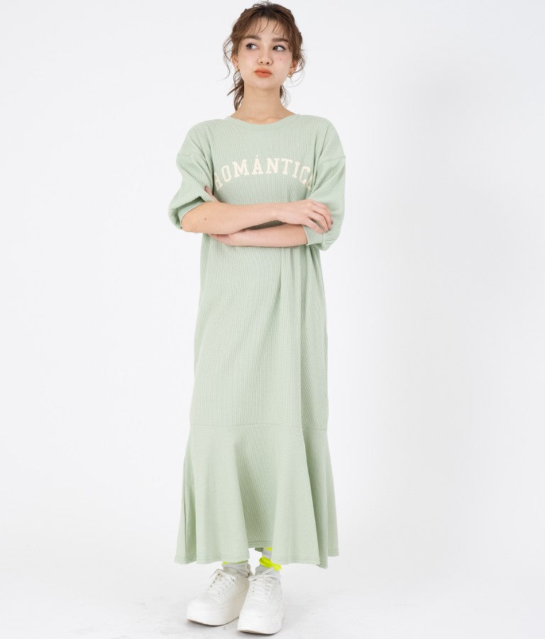 ROMANTICO ロゴ マーメイド ワンピース 527-6635