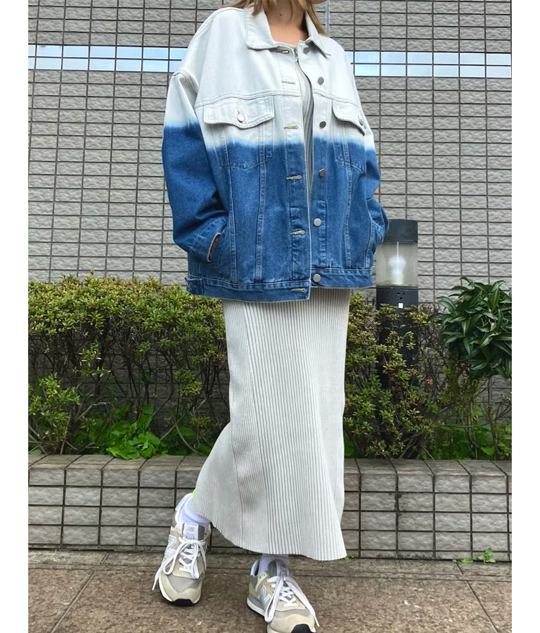 リングジップ リブ ニット ワンピース 157-5560