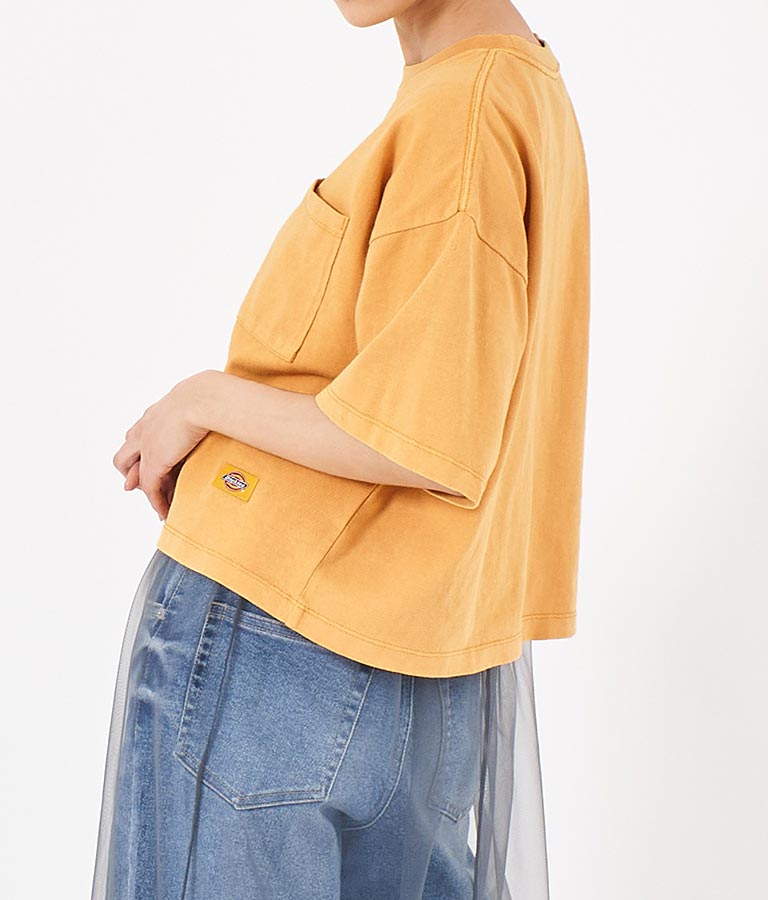 別注 DICKIES ピグメント 染め 片 ポケット Tシャツ 793-9079