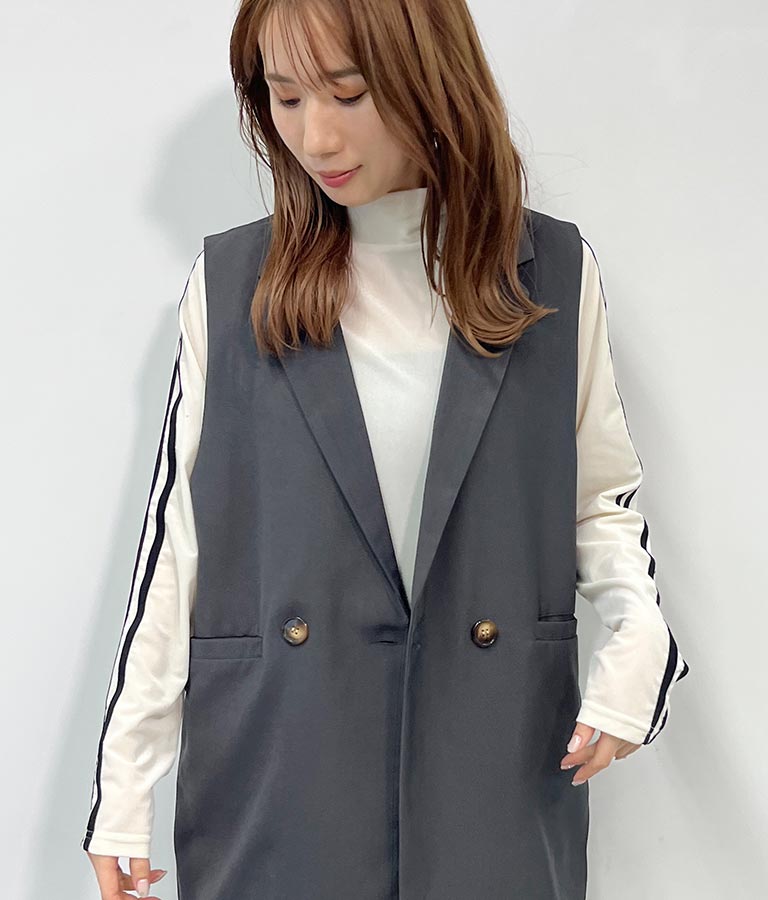 ベロア ライン トップス 793-9130