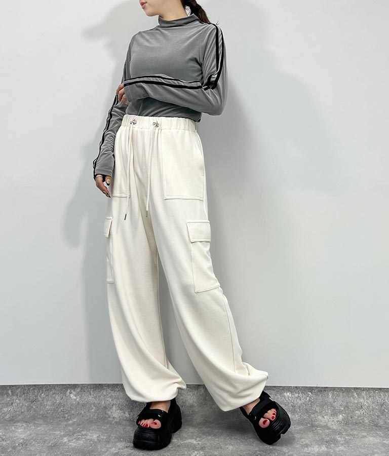 ベロア ライン トップス 793-9130