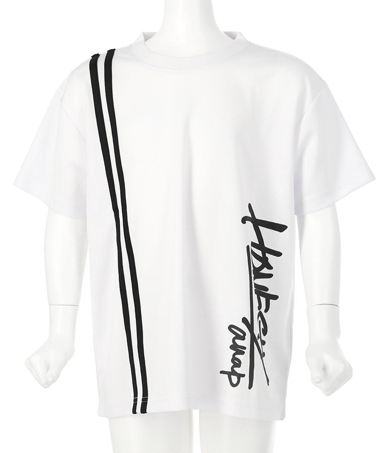 速乾 スポーティ ライン ビッグ Tシャツ 423-3271