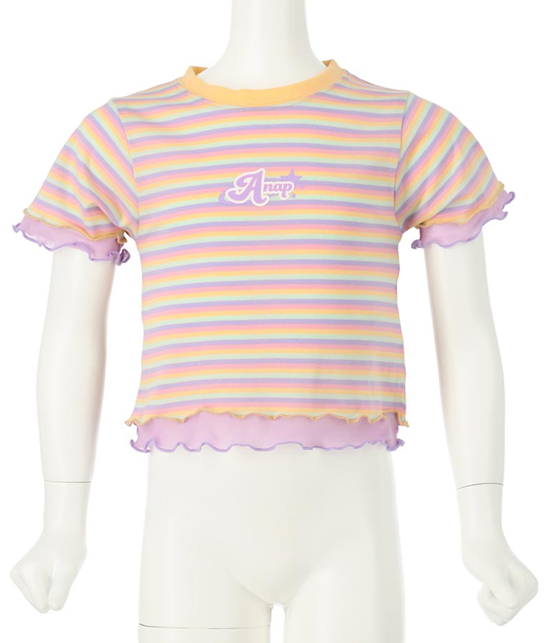 チュール メロー ミニ トップス Tシャツ 423-3280