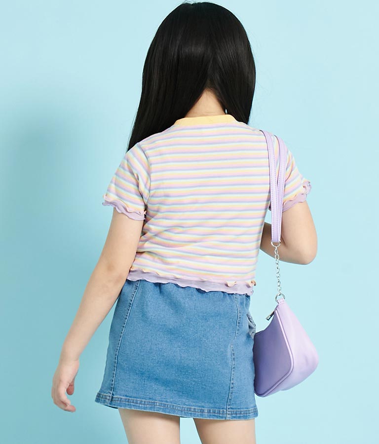 チュール メロー ミニ トップス Tシャツ 423-3280