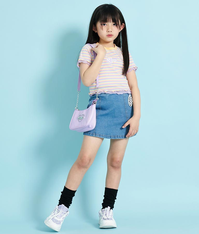 チュール メロー ミニ トップス Tシャツ 423-3280