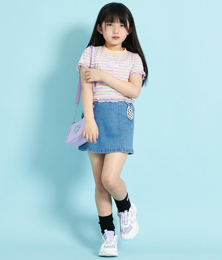 チュール メロー ミニ トップス Tシャツ 423-3280