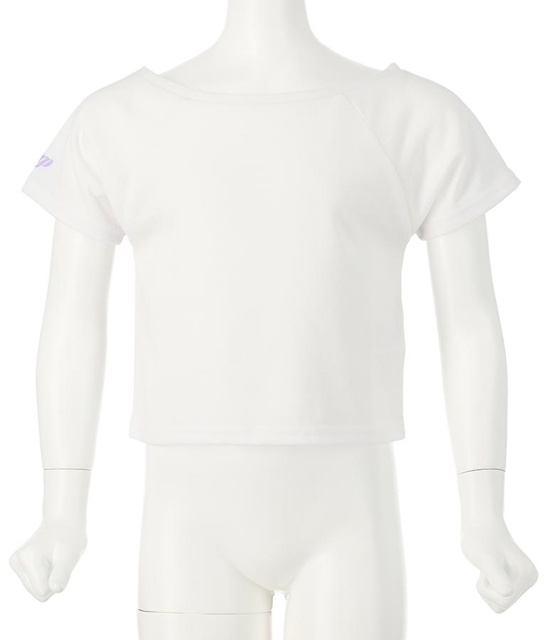 ハート あき ビーズ付 キャミソール + Tシャツ セット 428-3279