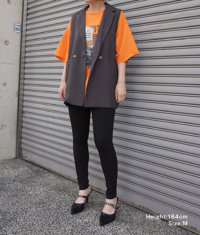 シンプル ストレッチ レギンス パンツ 792-7624