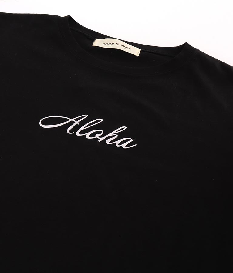 ALOHA HONOLULU プリント ビッグ Tシャツ 853-5860