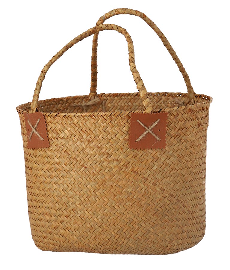 楕円 カゴ バッグ 819-6841