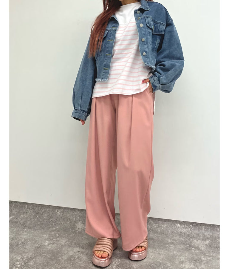 2WAY レイヤード ボレロ ロングTシャツ 793-9012