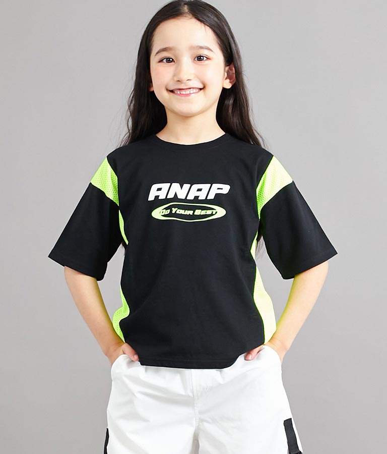 サイド 切替 ビッグ Tシャツ 423-3289