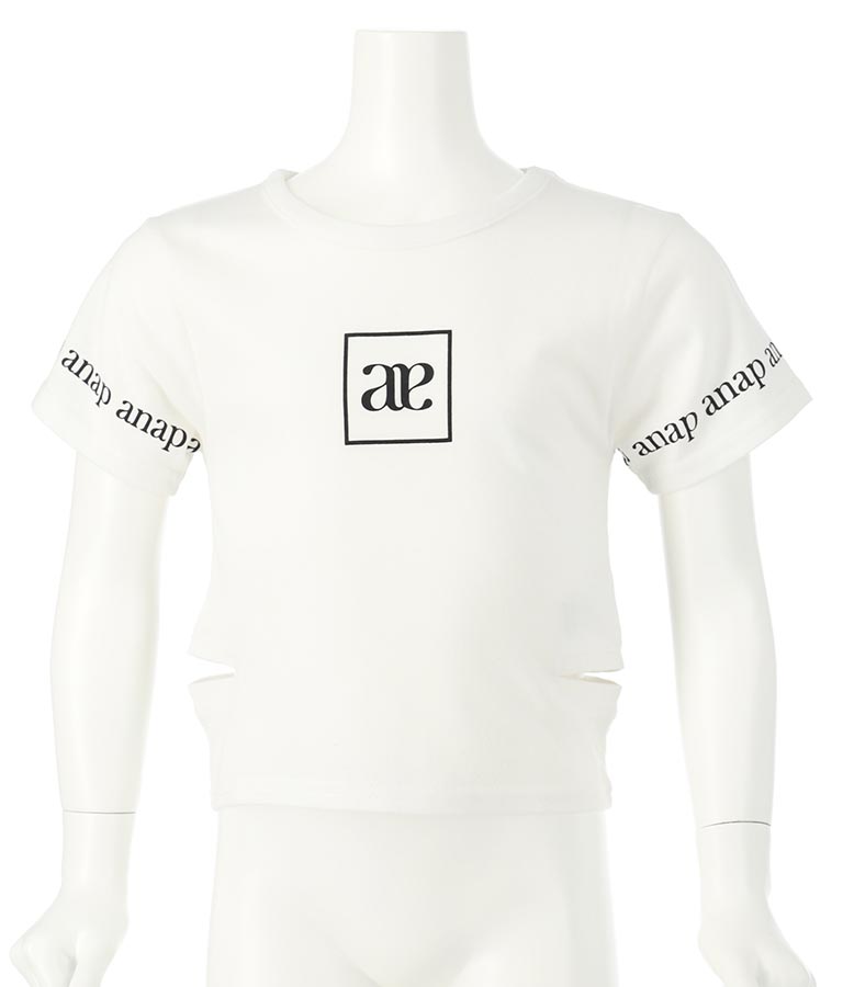 サイド ウエスト カッティング Tシャツ 423-3292