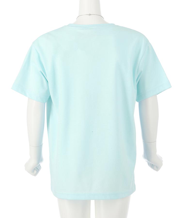 星 ネックレス付 転写 ビッグ Tシャツ 423-3302