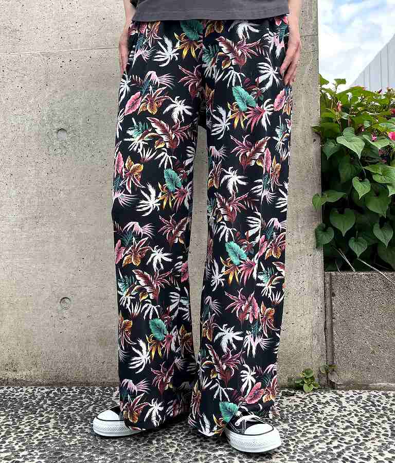 アロハ リゾート ユッタリ ワイド パンツ 852-5852