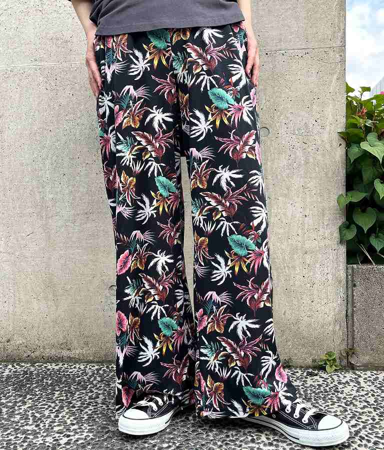 アロハ リゾート ユッタリ ワイド パンツ 852-5852