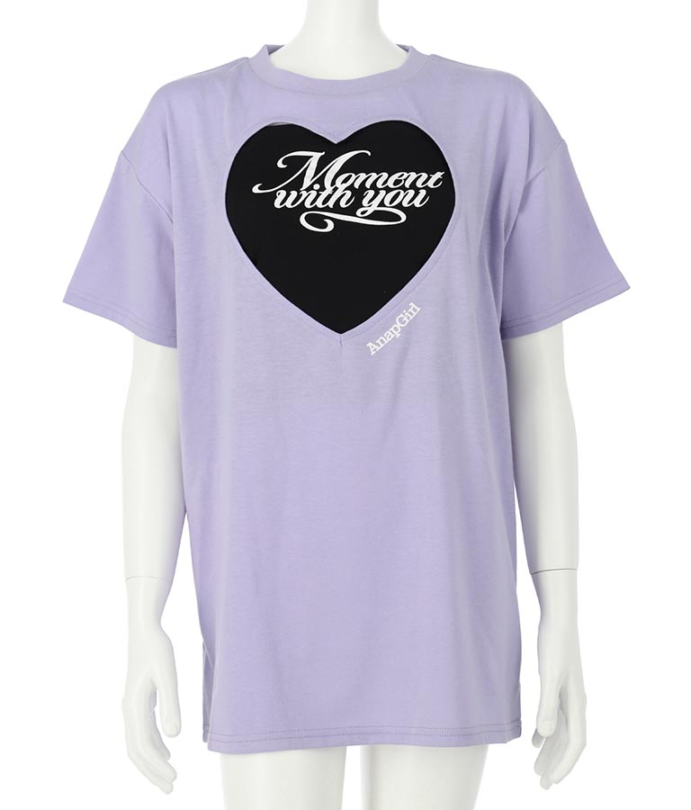 ハートアキ Tシャツ × ロゴ キャミソール SET 918-7493