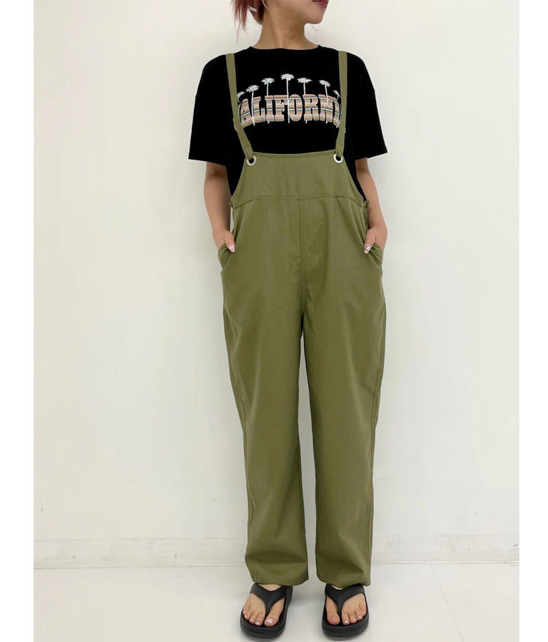 CALIFORNIA ボーダー パームツリー 半袖 ビッグ Tシャツ 853-5868