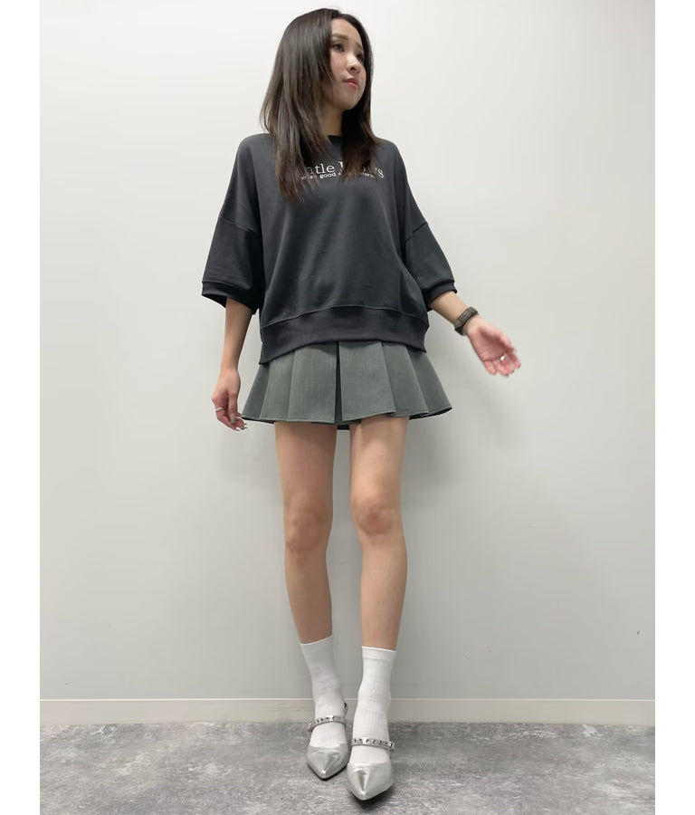 ベルト付き プリーツ スカート 151-5491