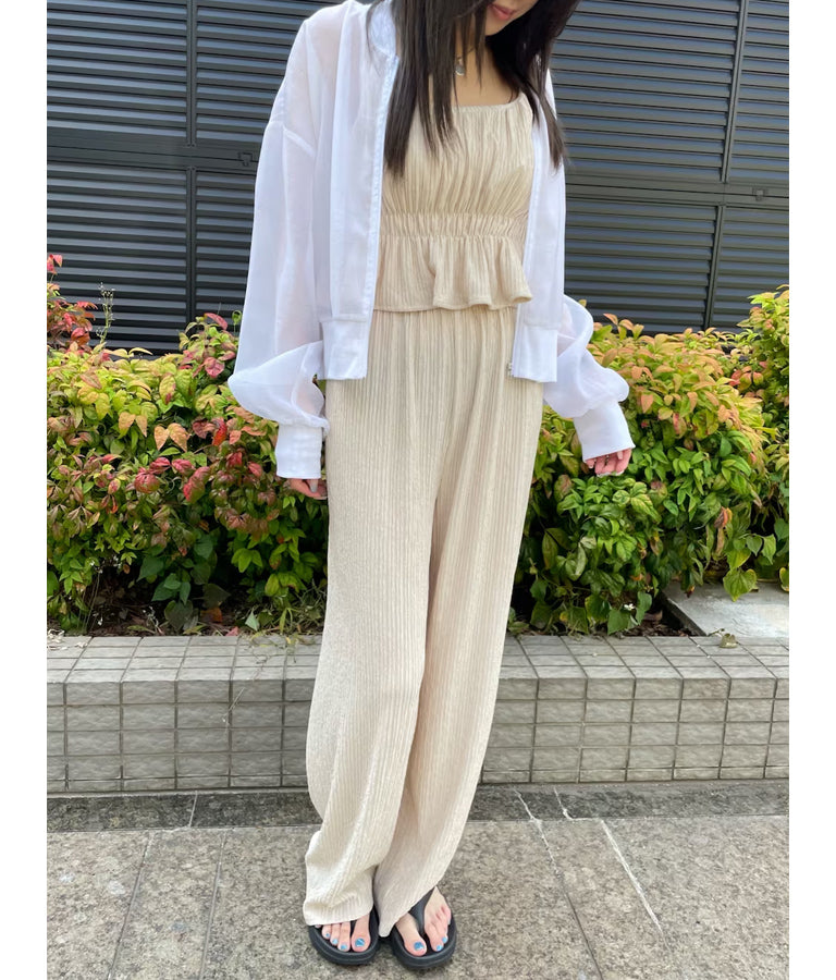 楊柳 キャミソール パンツ セットアップ 818-6771