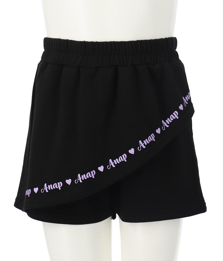 ミニ 裏毛 デザイン スカパン 421-3322