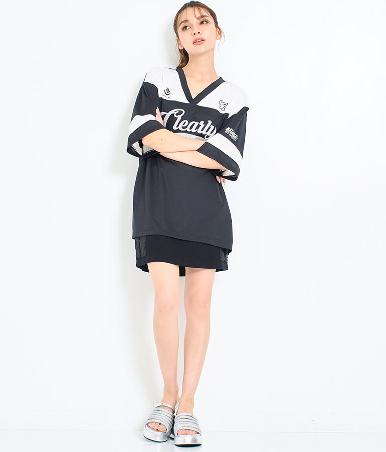 ユニフォーム オーバーサイズ Tシャツ 793-9163