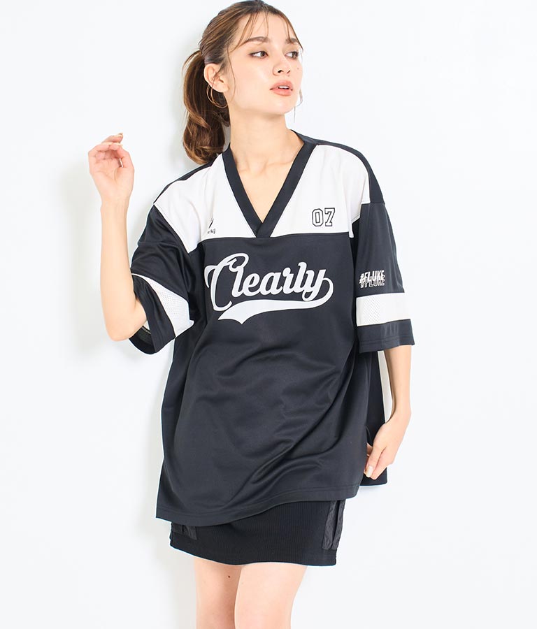 ユニフォーム オーバーサイズ Tシャツ 793-9163
