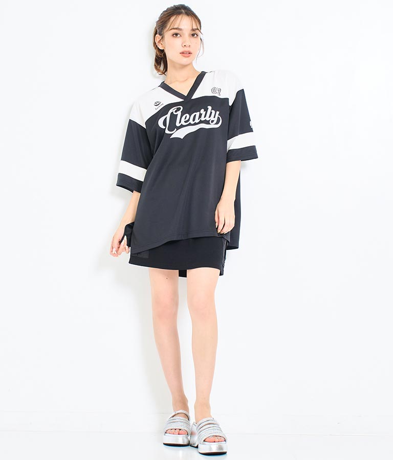 ユニフォーム オーバーサイズ Tシャツ 793-9163