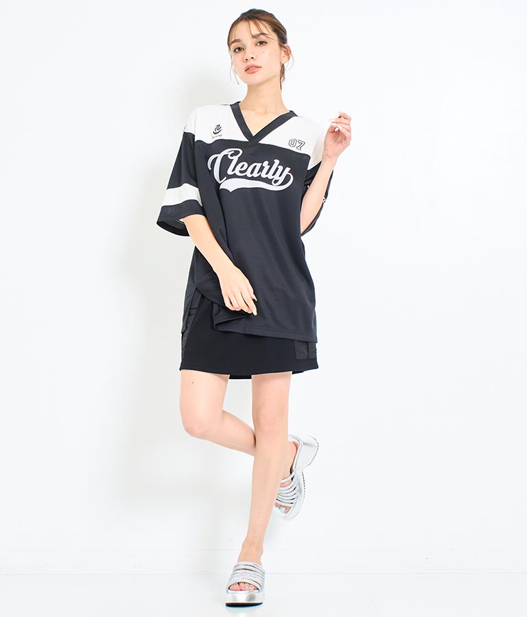 ユニフォーム オーバーサイズ Tシャツ 793-9163