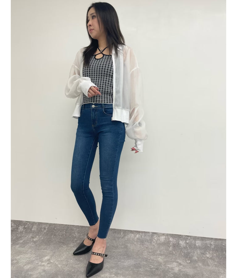 クロスネック タンクトップ 153-5577