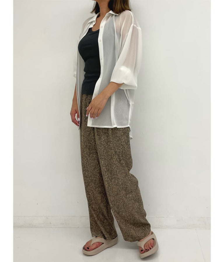 バックラウンド シアー シャツ 794-9159