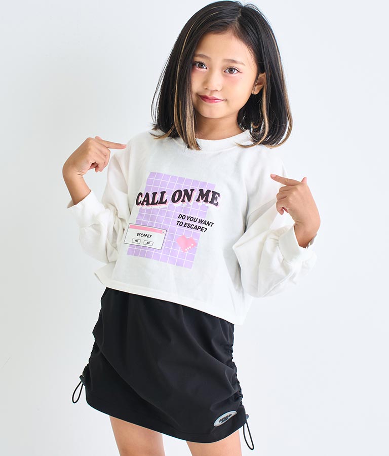 シート プリント ミニ 裏毛 トレーナー 423-2956
