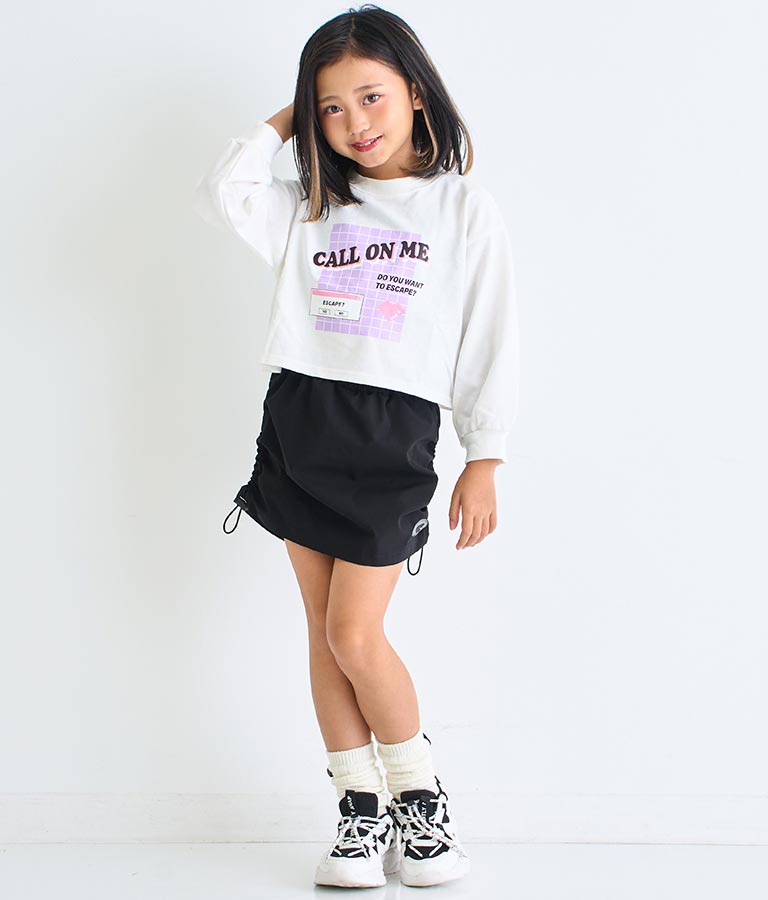 シート プリント ミニ 裏毛 トレーナー 423-2956