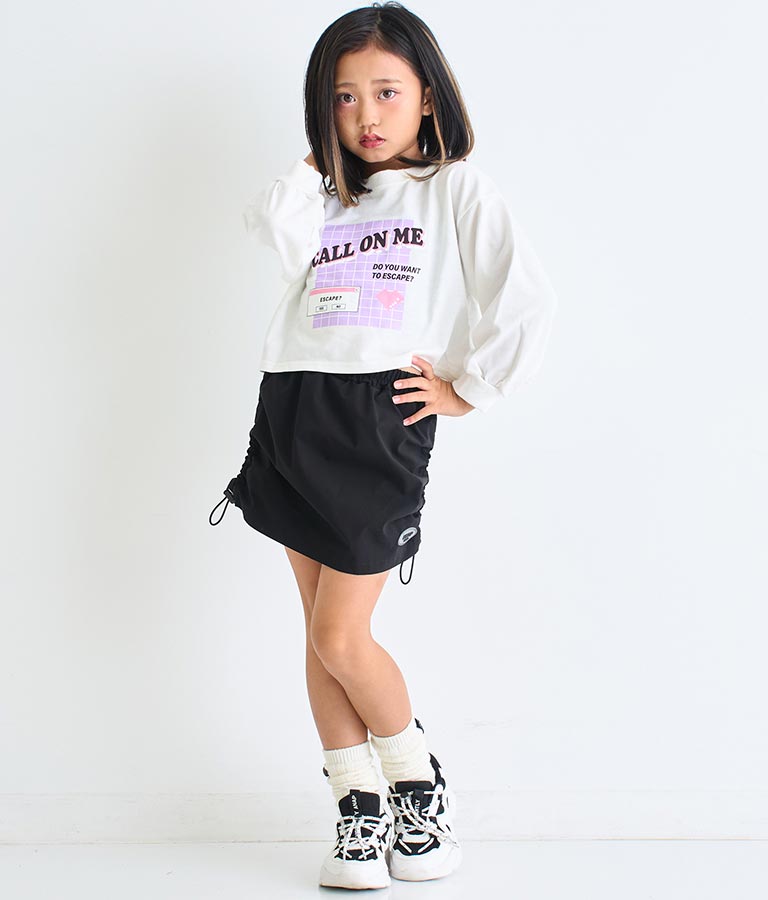 シート プリント ミニ 裏毛 トレーナー 423-2956